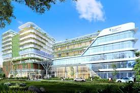 Yishun Community Hospital Thomsonadsett A Specialist Design Practice Arsitektur Modern Arsitektur Bangunan