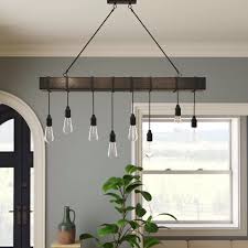 This indoor pendant light boasts a geometric look with its elongated rectangular, box shaped metal frame. Pin By Erik Kotze On Pendant Lights Farmhouse Lighting Kitchen Island Pendants Kitchen Lighting Fixtures