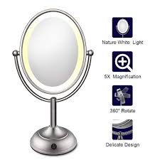 Lighted Makeup Mirror Led Makeup Mirror With Magnification Best Offer Luxclout Com Led Makeup Mirror Makeup Mirror With Lights Lighted Magnifying Makeup Mirror