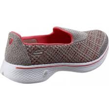 Product titlewomen's skechers foamies go walk 5 bali flip flop. Skechers Go Walk 4 Kindle Taupe Coral Slip On Trainers Sk14145 Official Stockist Marshall Shoes Est 1895