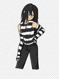 Manga Anime Drawing Emo, Music Girl, Black Hair, Manga, Human Png | Pngwing