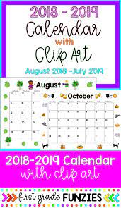 This Adorable Calendar Has The Cutest Clip Art To Coordinate With Each Month Plus Free Updates Ea Teacher Calendar Lesson Planner Template Art Classroom Decor