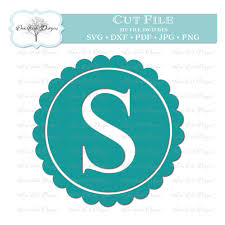Download Scallop Monogram Alphabet Letter S Svg D 1450834 Png Images Pngio
