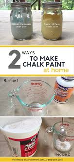 Homemade Chalk Paint Easy Do It Yourself Project Grillo Designs Homemade Chalk Paint Homemade Chalk Make Chalk Paint