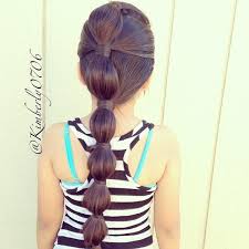 French Bubble Ponytail Hair Styles Girl Hairstyles Funky Hairstyles