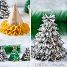 In this tutorial video you will see how to make homemade 3d greeting card! 3d Pasta Christmas Trees Crafty Morning