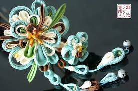 創造つまみ簪 姫コ himeko ハンドメイド コサージュ 作り方 ハンドメイド つまみ細工 ピアス