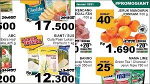 You can get the best discount of up to 80% off. Katalog Promo Giant Senin 18 Januari 2021 Beli 2 Gratis 1 Dan Banyak Barang Dengan Harga Spesial Tribun Kaltim