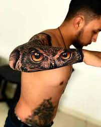 Opinions Turn On The Notifications For Daily Updates Tag Someone Who Like The Art Of Tattooi Owl Eyes Tattoo Owl Tattoo Sleeve Cool Forearm Tattoos