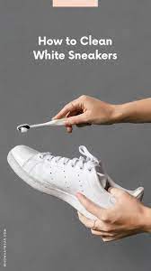 This Diy Sneaker Cleaner Works Crazy Well See The Pics To Prove It How To Clean White Shoes How To Clean White Sneakers Clean White Leather Shoes