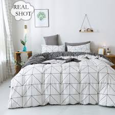 Cotton Duvet Cover Set Queen Black And W Buy Online In Brunei At Desertcart