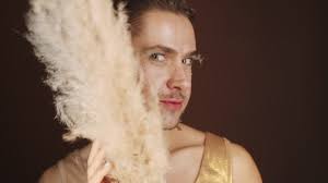 Man Gay Light Suit Stock Photo 1448057237