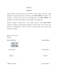 Anda bisa menemukan contoh surat perjanjian kerjasama beserta. Contoh Surat Perjanjian Kerjasama
