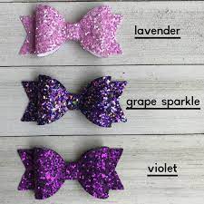Purple Glitter Bow Glitter Hair Bow Toddler Bow Purple Hair Etsy Glitter Hair Bows Purple Hair Bows Hair Bows