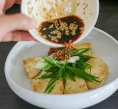 Pan Fried Tofu In Garlic Soy Sesame Sauce Recipes Instant Soup Recipes Healthy Low Calories Main Dish Recipes Healthy Recipes