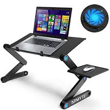 Ultra Large 23 2 Adjustable Laptop Stand Foldable Aluminum Laptop Desk Table Affilink Desk Desksetup Laptop Desk Stand Portable Laptop Desk Laptop Desk