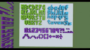 7.70 click on the stars to rate this fontstruction. Minecraft Tutoriel Alphabet Et Chiffre En 3x5 Youtube