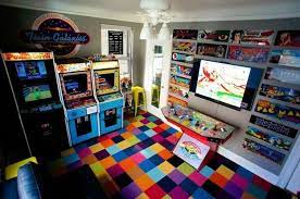 27 Geeky Interior Designs You Ll Want To Re Create Arcade Room Video Game Rooms Game Room Design