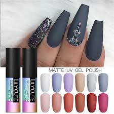 Are gel nails good or bad for you? Lilycute Matte Gel Nail Polish Gery Color Winter Nails Gel Polish Matte Top Coat Soak Off Uv Gel Varnish Nail Art Gel Polish Nail Gel Aliexpress