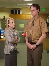 Dwight And Angela Wins Most Messed Up Relationship Office Halloween Costumes Dwight And Angela The Office Costumes