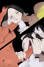 Kuchisake Onna hentai outfit peel