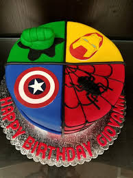 A marvel avengers theme for a 5th birthday. Avengers Cake Avengers Birthday Cakes Avengers Birthday Avenger Cake