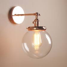 Shop with afterpay on eligible items. Vintage Industrial Wall Lamp Antique Sconce Globe Glass Shade Loft Wall Light In Home Furniture Modern Wall Lamp Wall Lamps Living Room Bathroom Wall Lights