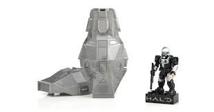 Zealot elite set #96933 damaged package. Halo Metallic Series Odst Drop Pods Mega Construx