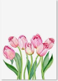 Pin By A H Voorthuis On Tulip Paintings Watercolor Tulips Tulip Wall Art Tulip Painting