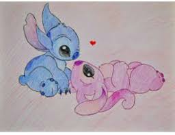 Stitch And Angel Sketch Drawing Stitch Drawing Cute Disney Drawings Disney Drawings
