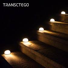 Led Solar Light Garden Step Lights Solar Battery Powered Outdoor Pathway Pool Waterproof Wall Lights Sunlight Street Solar Lamp Solar Lamps Aliexpress