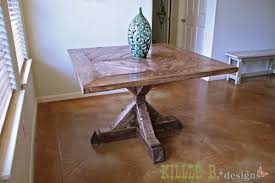 Build A Square X Base Pedestal Dining Table Free And Easy Diy Project And Furniture Plans Square Kitchen Tables Pedestal Dining Table Diy Furniture