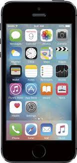 With touch id, rather than having to tap in a pin to unlock your phone, you can simply hold your finger over the sensor. Best Buy Apple Iphone 5s 16gb Space Gray At T Me305ll A