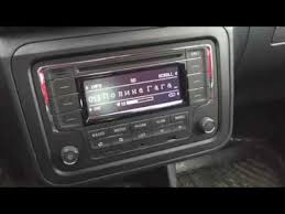 1 x car radio rcn210;. Rcn 210 Skoda Vw Youtube