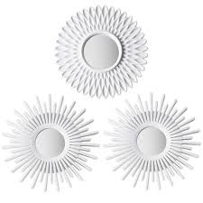 Maybe you would like to learn more about one of these? Bonnyco Wall Mirrors Pack Of 3 White Mirrors For Living Room Home Decor Bedroom