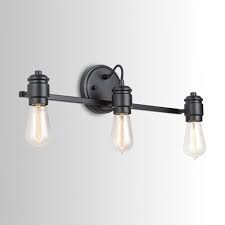 Uplight fills the room with light, which is especially helpful in dim powder rooms, while downlight puts a spotlight on the mirror and the task at hand. Jovan 3 Light Dimmable Vanity Light Vanity Light Fixtures Bath Vanity Lighting Vanity Lighting