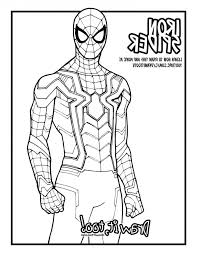 It is because they come not only in animation but it. Avengers Infinity War Iron Spiderman Coloring Page Total Update