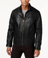 Cole Haan Men 39 S Leather Jacket Mens Leather Jackets Slp Macy 39 S Men S Leather Jacket Black Leather Jacket Men Leather Jacket