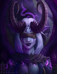 Nightelf Demon Hunter By Denjoart Wow Fantasy Demon Dark Fantasy Art Warcraft Art
