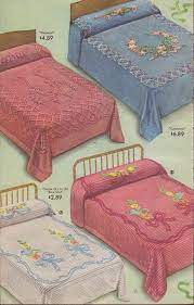Chenille Bedspreads Copriletto Vintage Vintage Ricordi D Infanzia