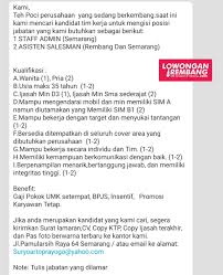 Lamaran pabrik sepatu rembang / lowongan kerja karyawan pabrik sepatu pt parkland world. Lowongan Kerja Asisten Salesman Teh Poci Rembang Lowongan Rembang