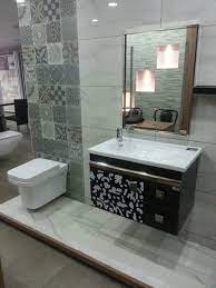 Are you using kajaria tiles for the counter, walls, or floor? Kajaria Tiles Tile Bathroom Bathroom Interior Design Bathroom Interior