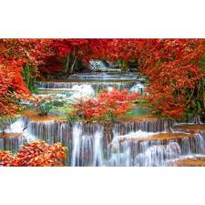 The sound of indoor fountains are associated with beautiful nature settings, peaceful vacations and meditative tranquility. Buy Waterfall Scenery Sticker Poster Beautifull Waterfall Home Decor Sticker Poster Size 12x18 Inch Online Get 86 Off