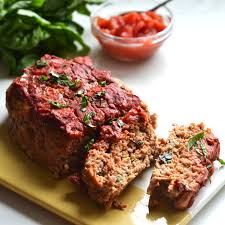 Also i have had a meatloaf recipe that had tomato sauce poured over the top close to the end of its cooking time. Whole30 Tomato Basil Turkey Meatloaf Little Bits Of