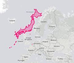 Sweden are yet to defeat japan in an official game. Japans Yta I Forhallande Till Sveriges Japanbloggen