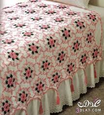 مفارش كروشية للسرير 2020 صور مفارش كروشية سرير مفرش كورشيه مع الباترون 2020 Crochet Bedspread Pattern Crochet Rose Crochet Blanket Patterns