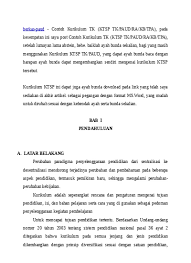 Rpph paud tema air udara api semester 2 tahun pelajaran 2018 2019 arsip paud. Contoh Kurikulum Ktsp Paud