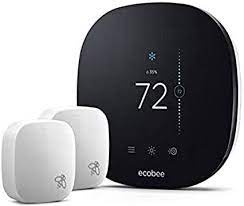 Amazon Com Thermostat Ecobee4 With 2 Sensors Tools Home Improvement