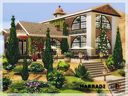 A Climatic Restaurant With Italian Cuisine No Cc By Danuta720 The Sims 4 Lots Hacienda Style Homes Sims Building