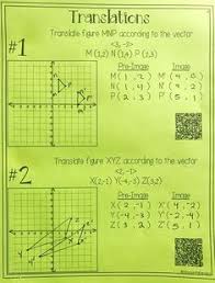 Hs Geometry Transformations Workbook Translations Rotations Reflections Hs Geometry Geometry Worksheets Reflection Math